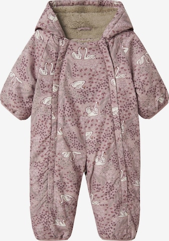 purpurinė NAME IT Funkcinis kostiumas 'NBFSNOW05': priekis