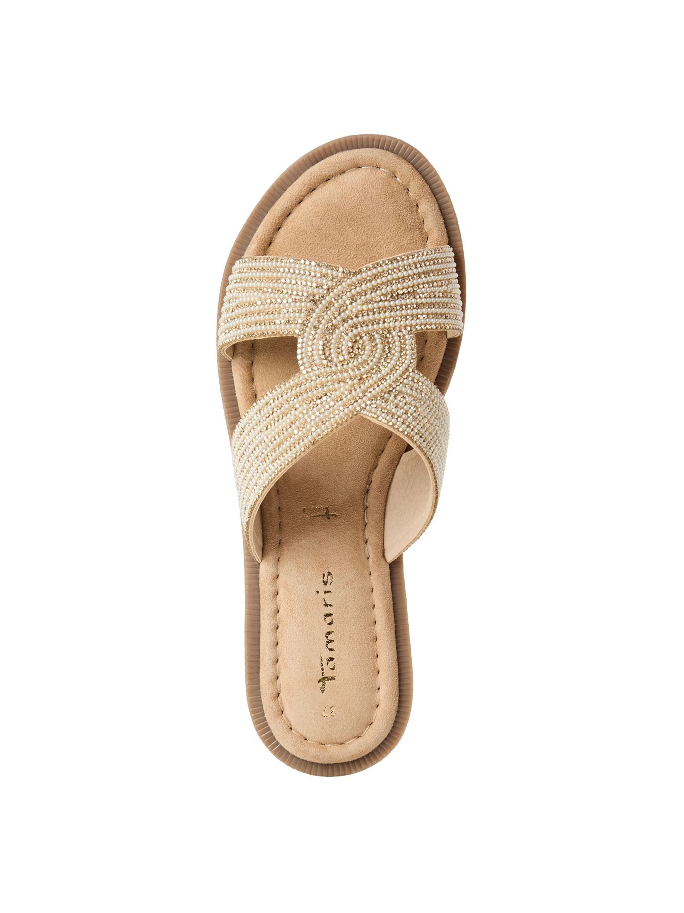 Tamaris Mules in Beige