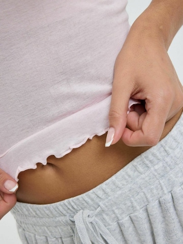 Seamless Basic Top ' Cotton ' in Roze