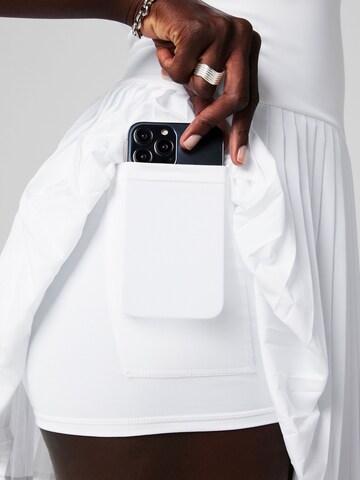 Fabletics Kleid 'HOT SHOT PLEATED CLASSIC MINI DRESS' in Weiß