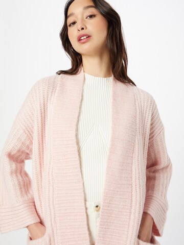 Y.A.S Knit Cardigan 'Sudana' in Pink