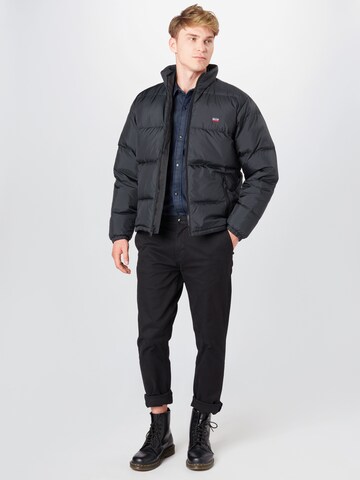 LEVI'S ® Winterjas 'Fillmore Short Jacket' in Zwart