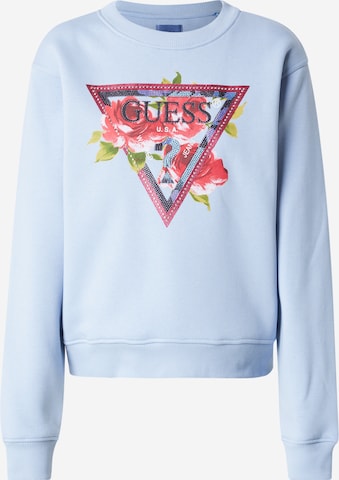 Guess sweatshirt logo sales