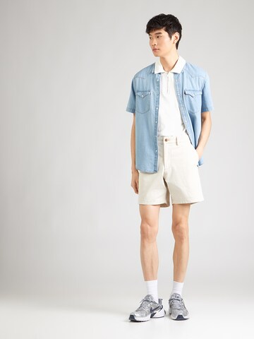 GAP Regular Trousers 'ESSENTIAL' in Beige