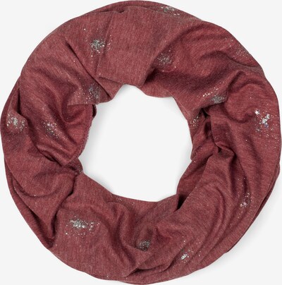 styleBREAKER Schlauchschal 'Loop Schal mit Glitzer und Pailletten Punkte' in One Size in bordeaux, Produktansicht