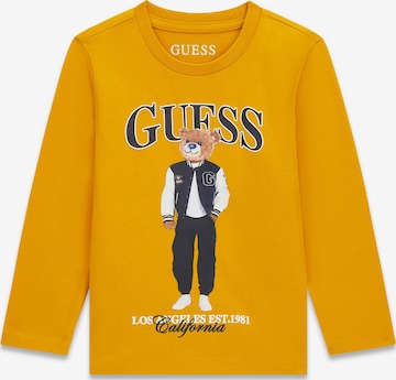GUESS KIDS Shirt in Yellow: front