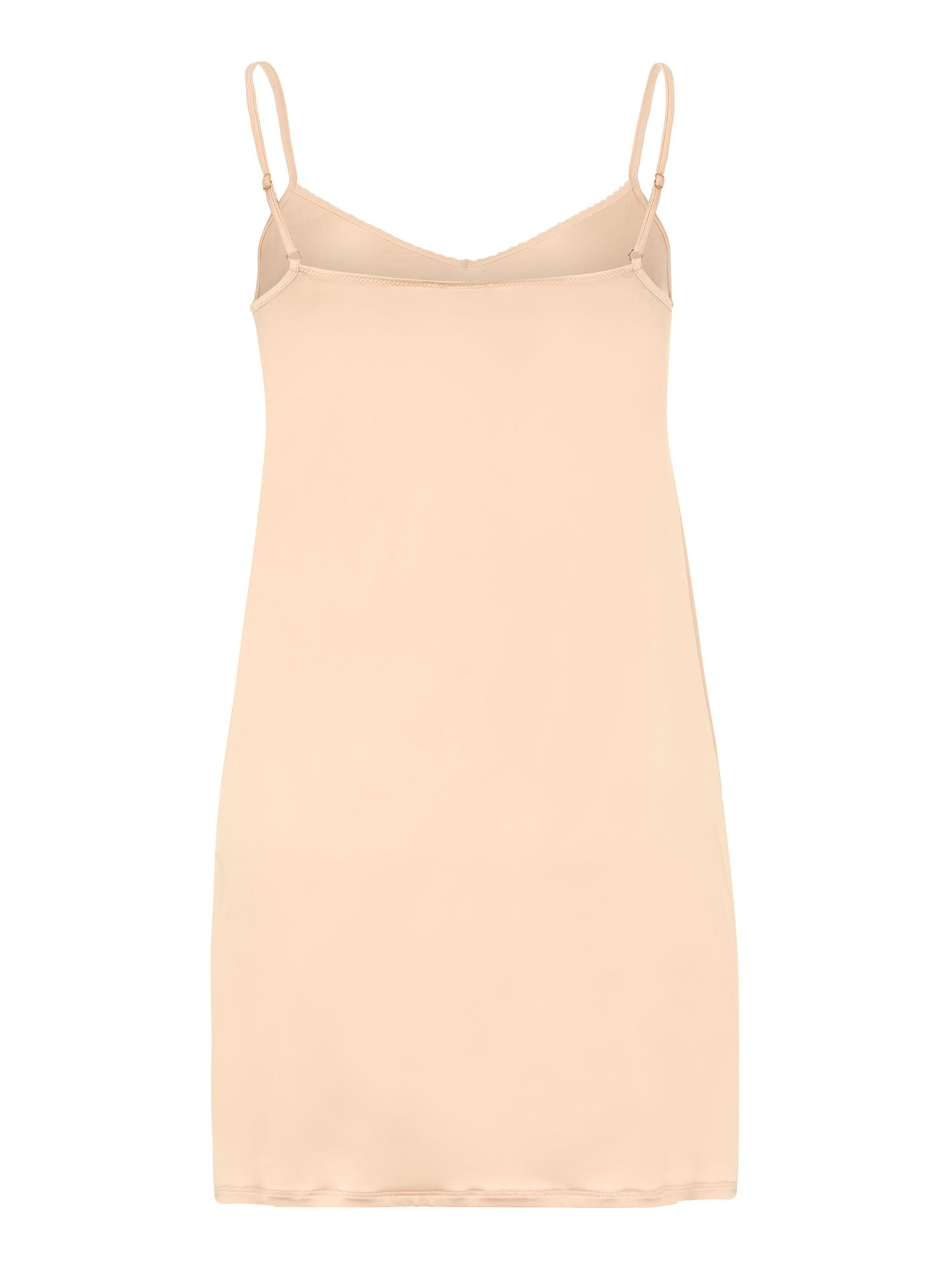 Hanro - Camisa de noite ' Satin Deluxe ' em bege