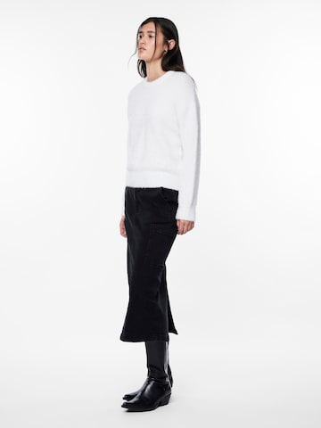 Pull-over 'SNOW' PIECES en blanc