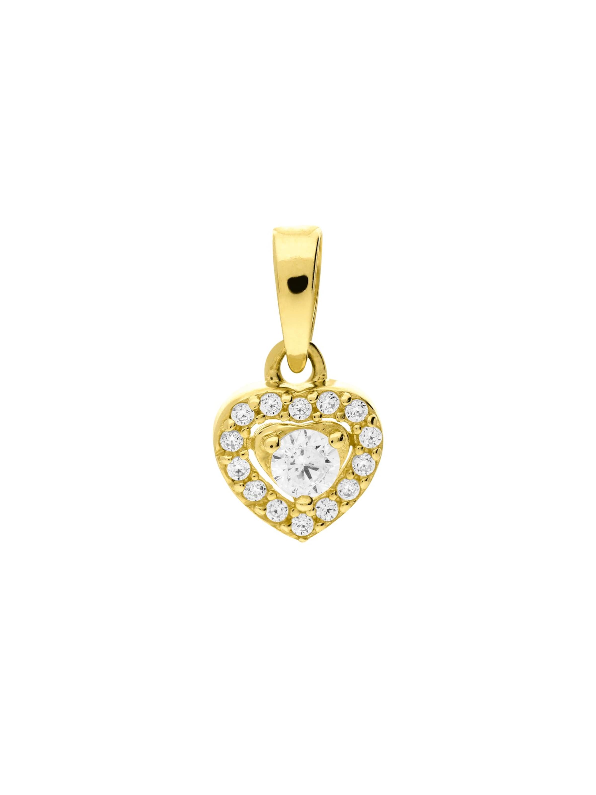 Pendentif 'Statement' Lucardi en or : devant