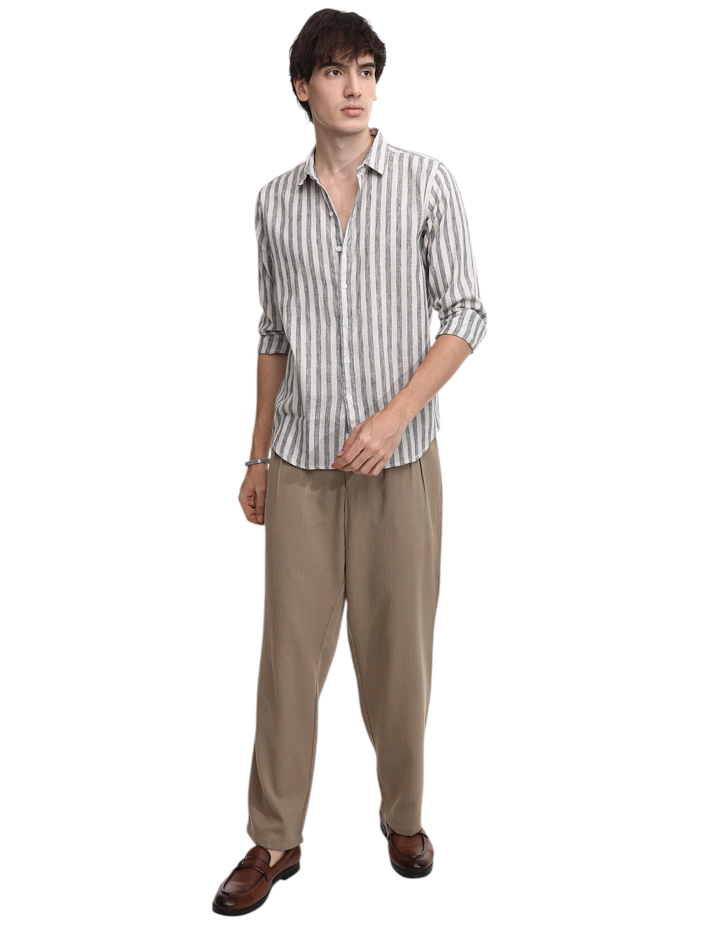 Campus Sutra Shirt 'Titty' in Grey