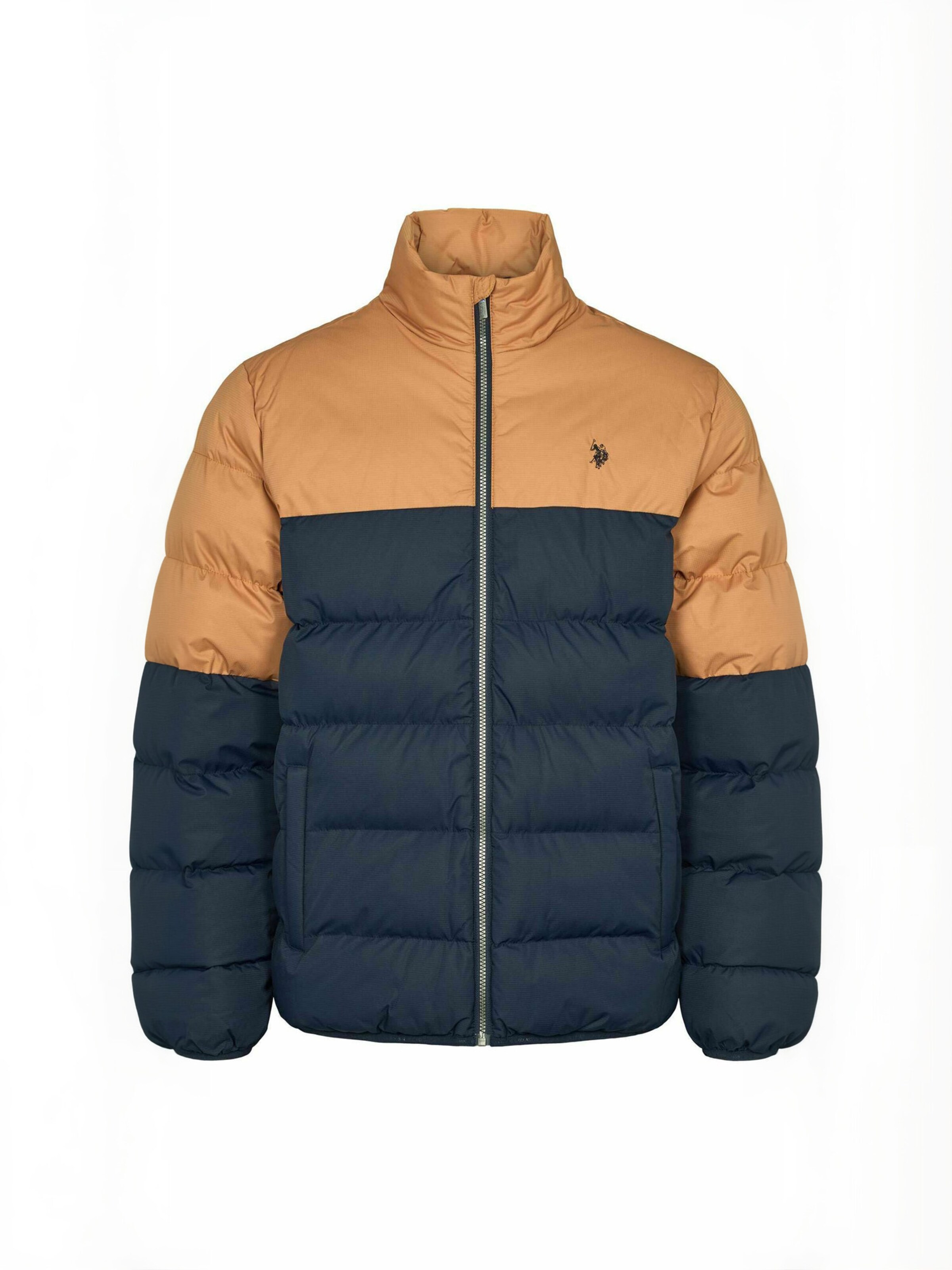 Geacă de iarnă ' UMAleks ' de la U.S. POLO ASSN. pe maro: față