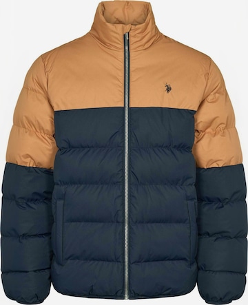 Geacă de iarnă ' UMAleks ' de la U.S. POLO ASSN. pe maro: față