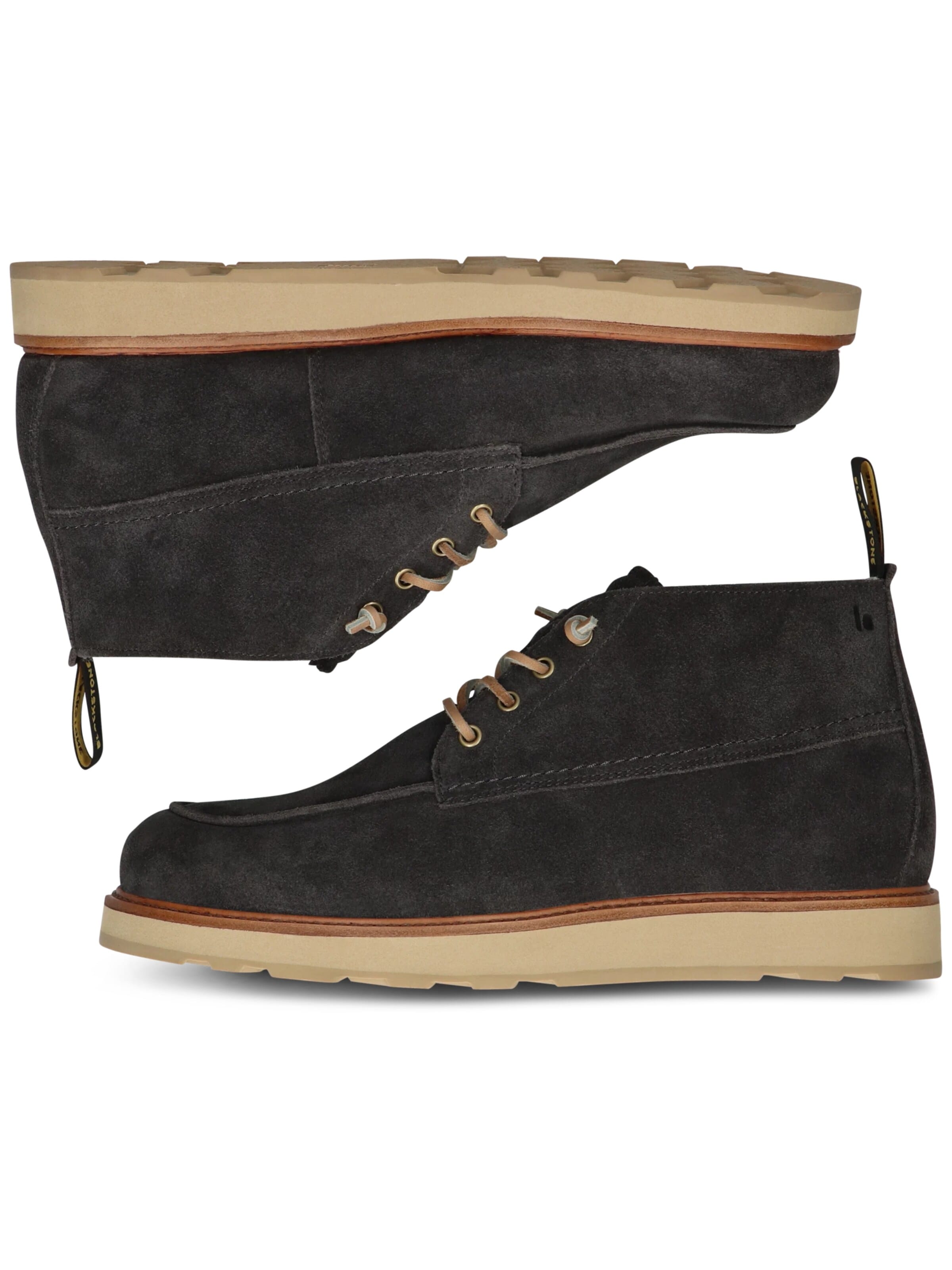 BLACKSTONE - Botas con cordones 'PERIDO ASHER MID' en gris