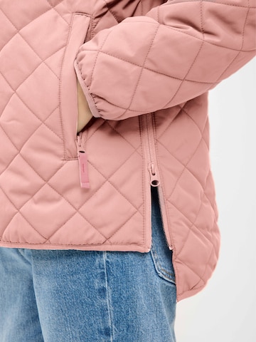 Derbe Steppjacke 'Quiltby Short' in Pink