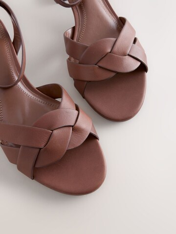 Next Strap sandal 'Forever Comfort®' in Brown