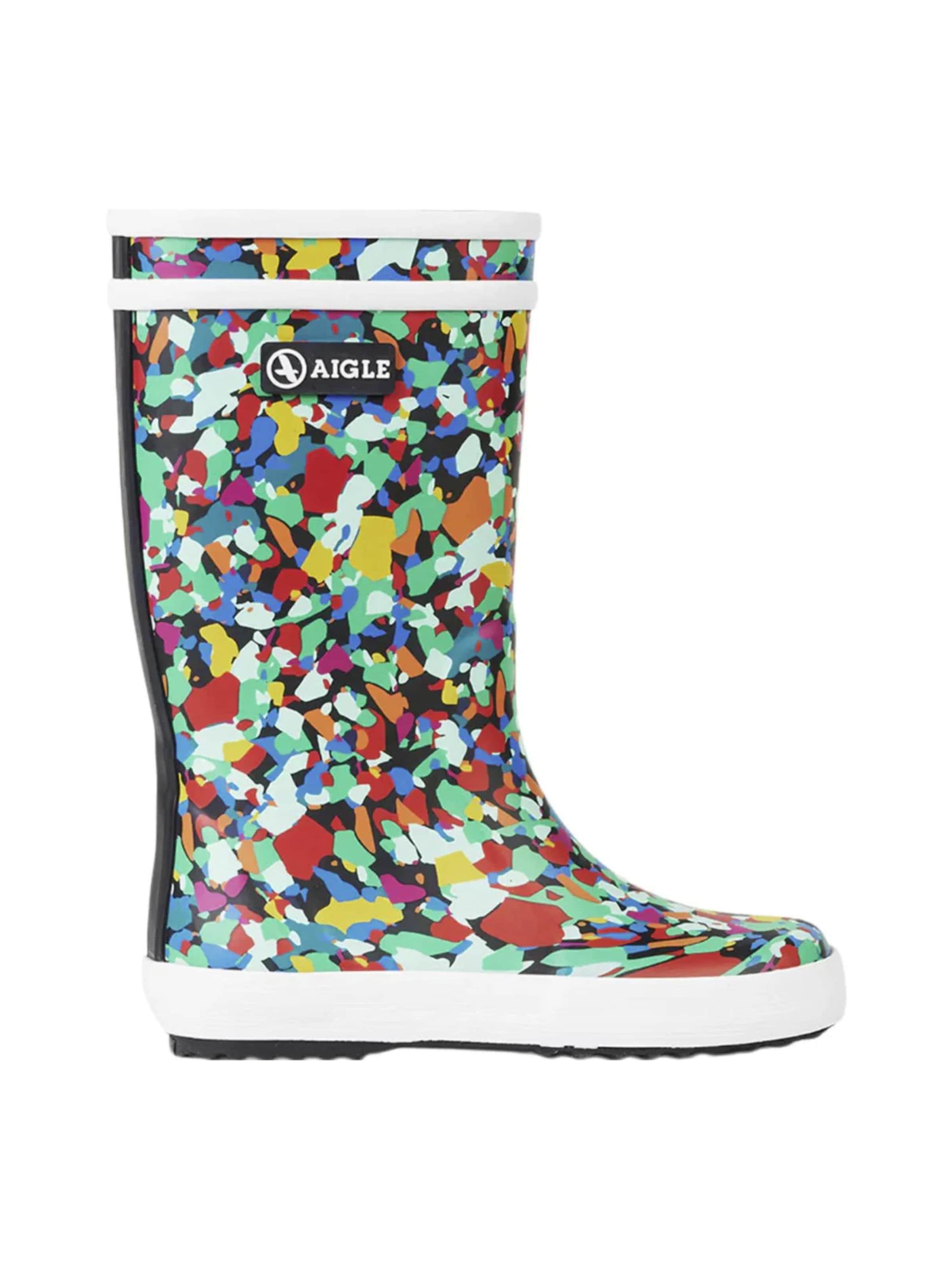 Stivale di gomma 'LOLLY POP THEME' di AIGLE in colori misti: frontale