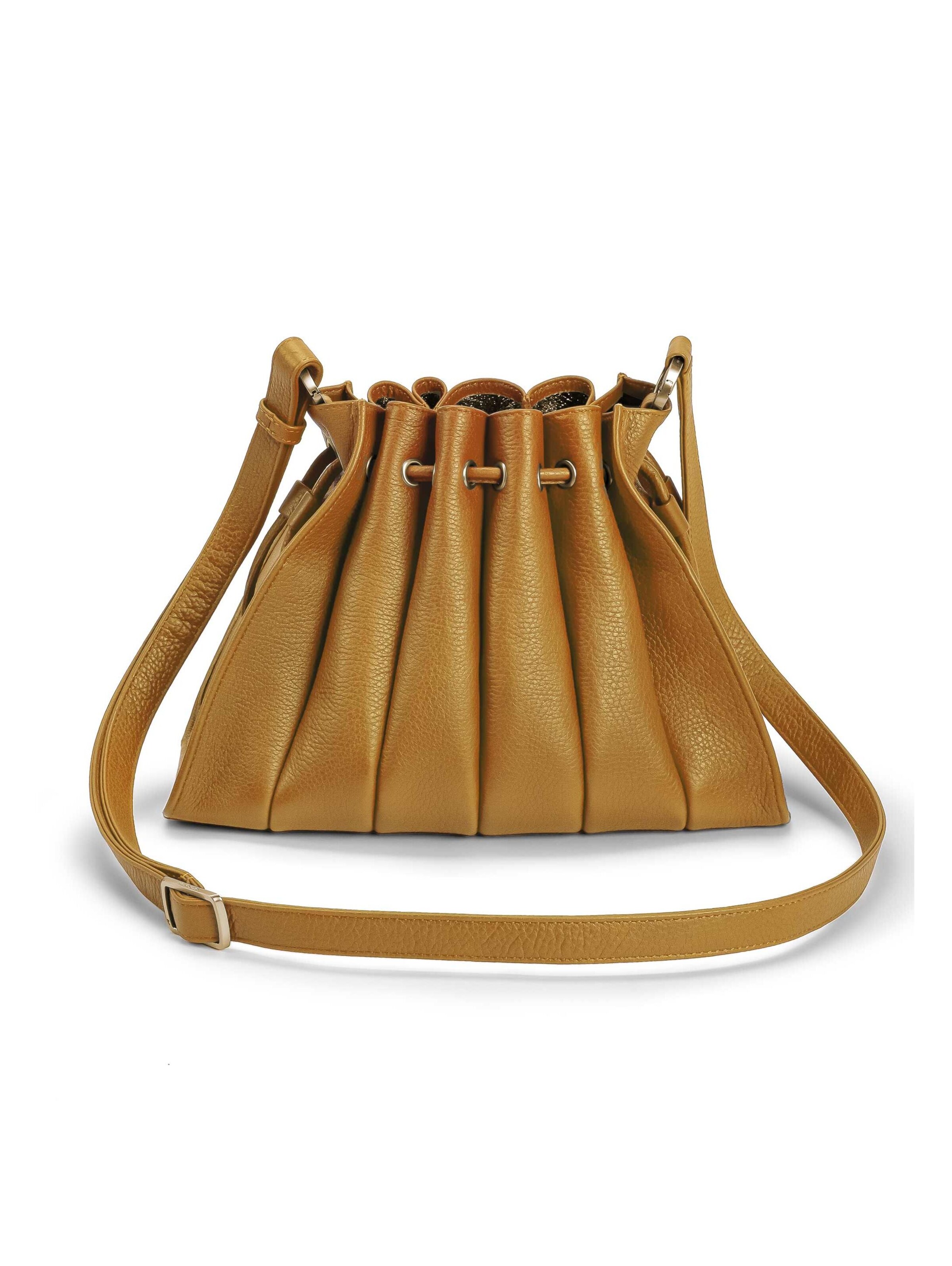 Gretchen Pouch 'Fan' in Orange: front