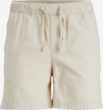 Pantalon Jack & Jones Junior en beige : devant