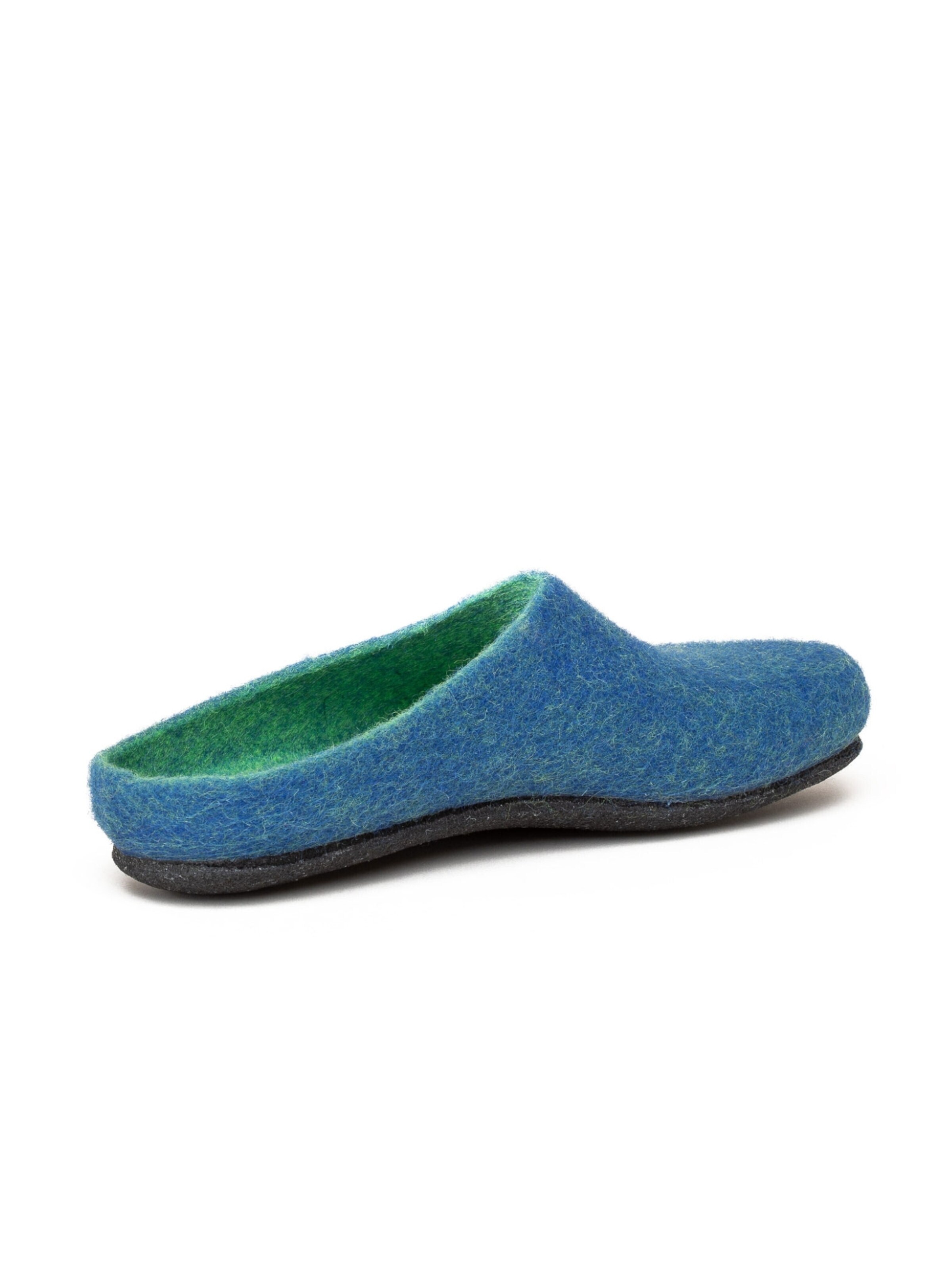 MagicFelt Slippers 'Filzpantoffel Magicfelt 709' in Blue