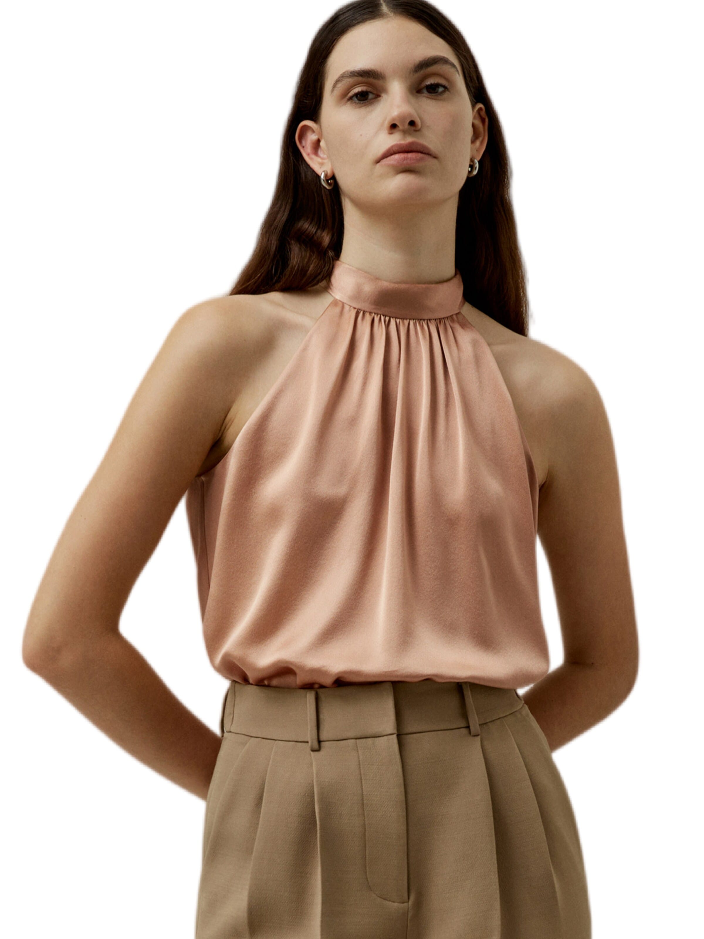 Lilysilk - Camiseta tradicional en rosa: frente