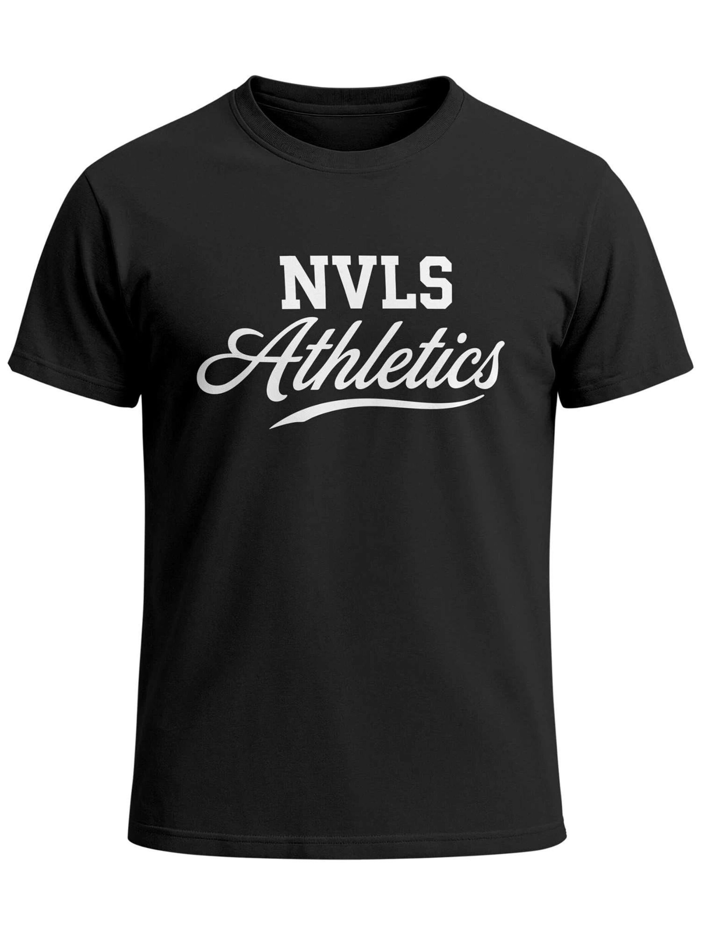 Neverless Shirt 'NVLS Athletics' in Black