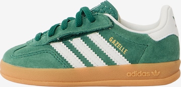 žalia ADIDAS ORIGINALS Sportbačiai 'GAZELLE INDOOR': priekis