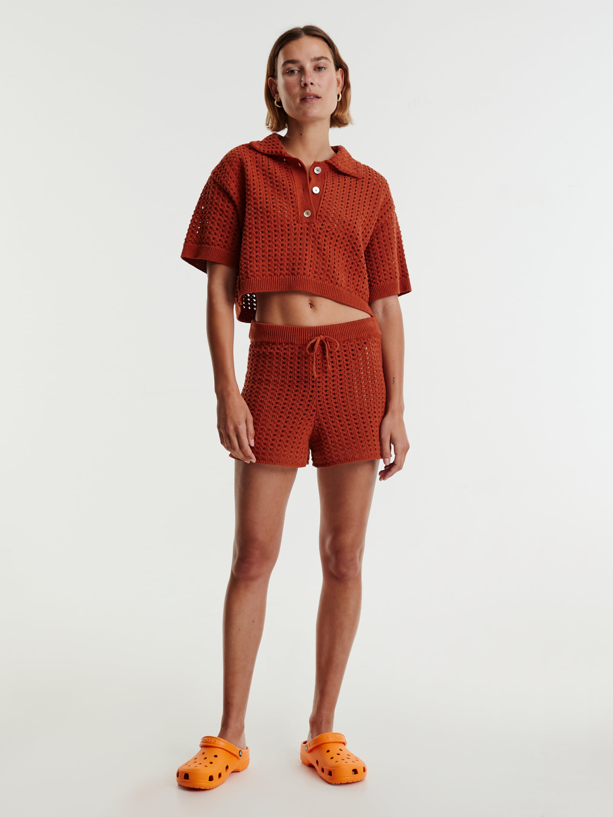 EDITED Produkte Polo Jumper 'Jule' braun