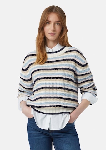 Pull-over comma casual identity en blanc : devant