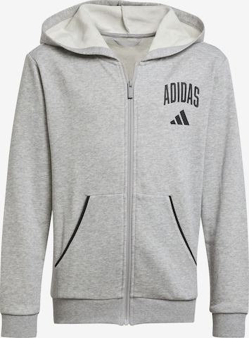 Veste de survêtement ADIDAS SPORTSWEAR en gris : devant