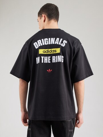 Maglietta 'RING' di ADIDAS ORIGINALS in nero: frontale