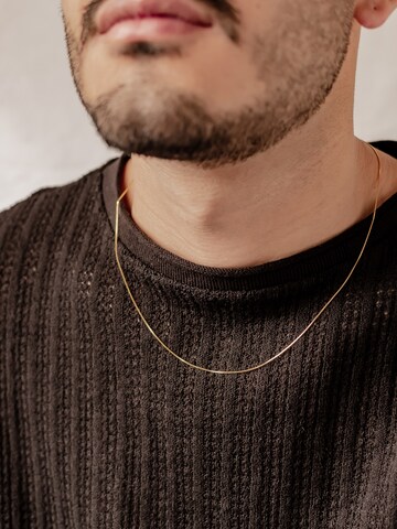 Hey Happiness Kette 'Box' in Gold: Vorderseite