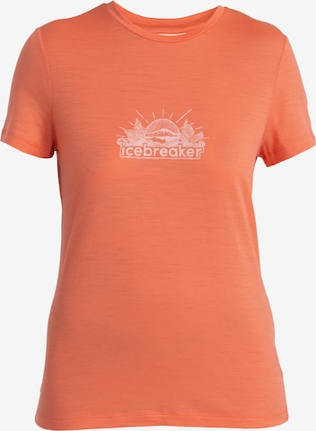 ICEBREAKER Performance Shirt 'Tech Lite III' in Pink: front