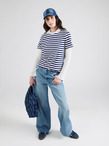 Noisy may Wide leg Jeans 'NMBRANDY' in Blue