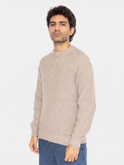 Only & Sons Sweter 'Litus Reg 5 Naps Crew Knit Silver Lining' w rozmiarze XS w kolorze beżowym, Podgląd produktu