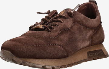 Baskets basses Hispanitas en marron : devant
