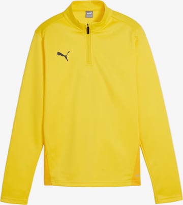 PUMA Funktionsshirt 'Team Goal' in Gelb: Vorderseite
