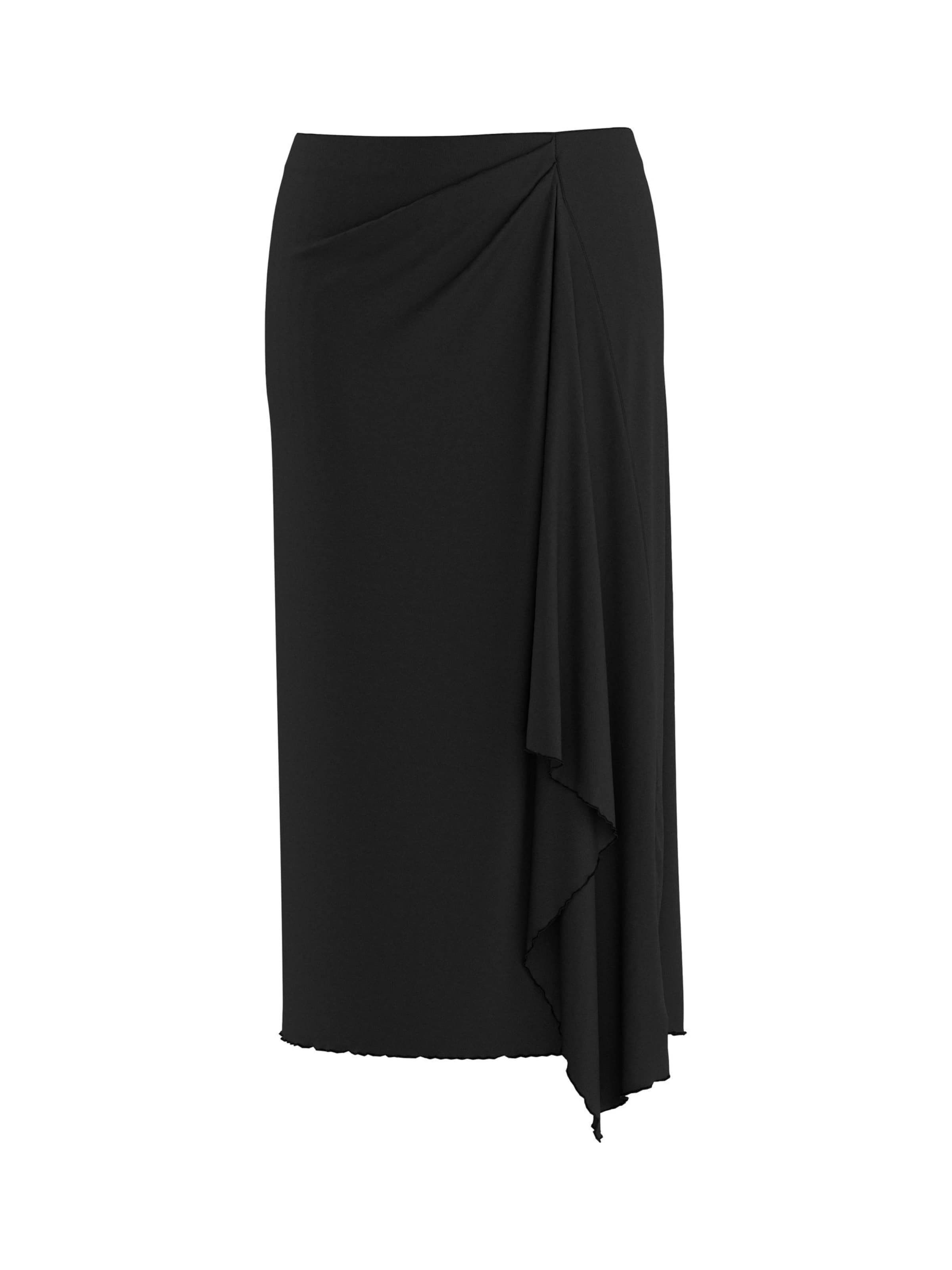 HYPEDROP Rok 'Mie' in Zwart: voorkant