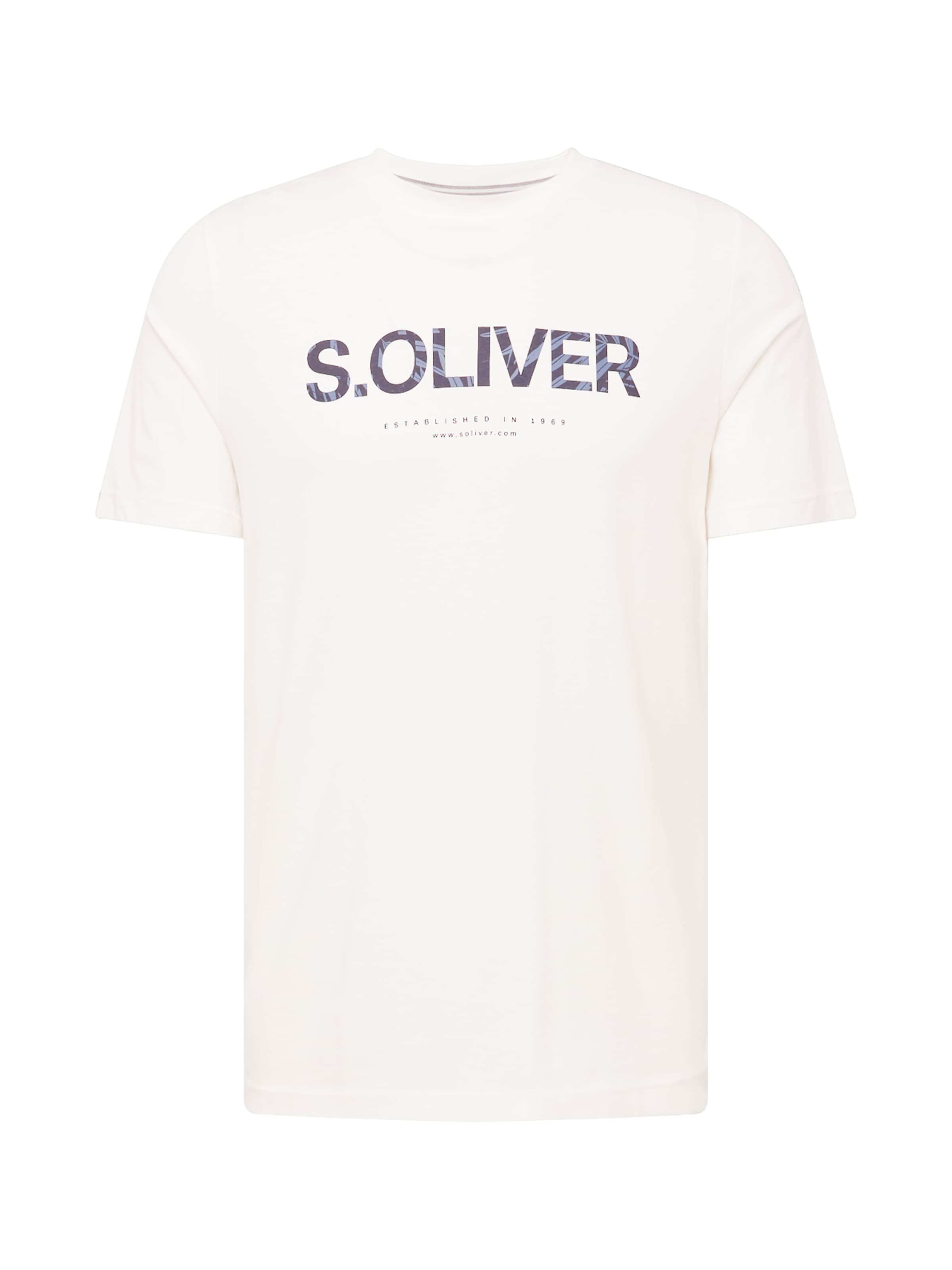T-Shirt s.Oliver en blanc : devant
