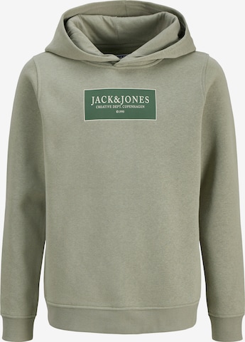 Jack & Jones Junior Sweatshirt 'JORGREENE' in Grün: Vorderseite