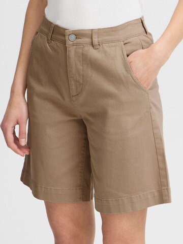 Regular Pantalon chino Fransa en beige