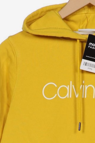 Calvin Klein Sweatshirt & Zip-Up Hoodie in L in Yellow