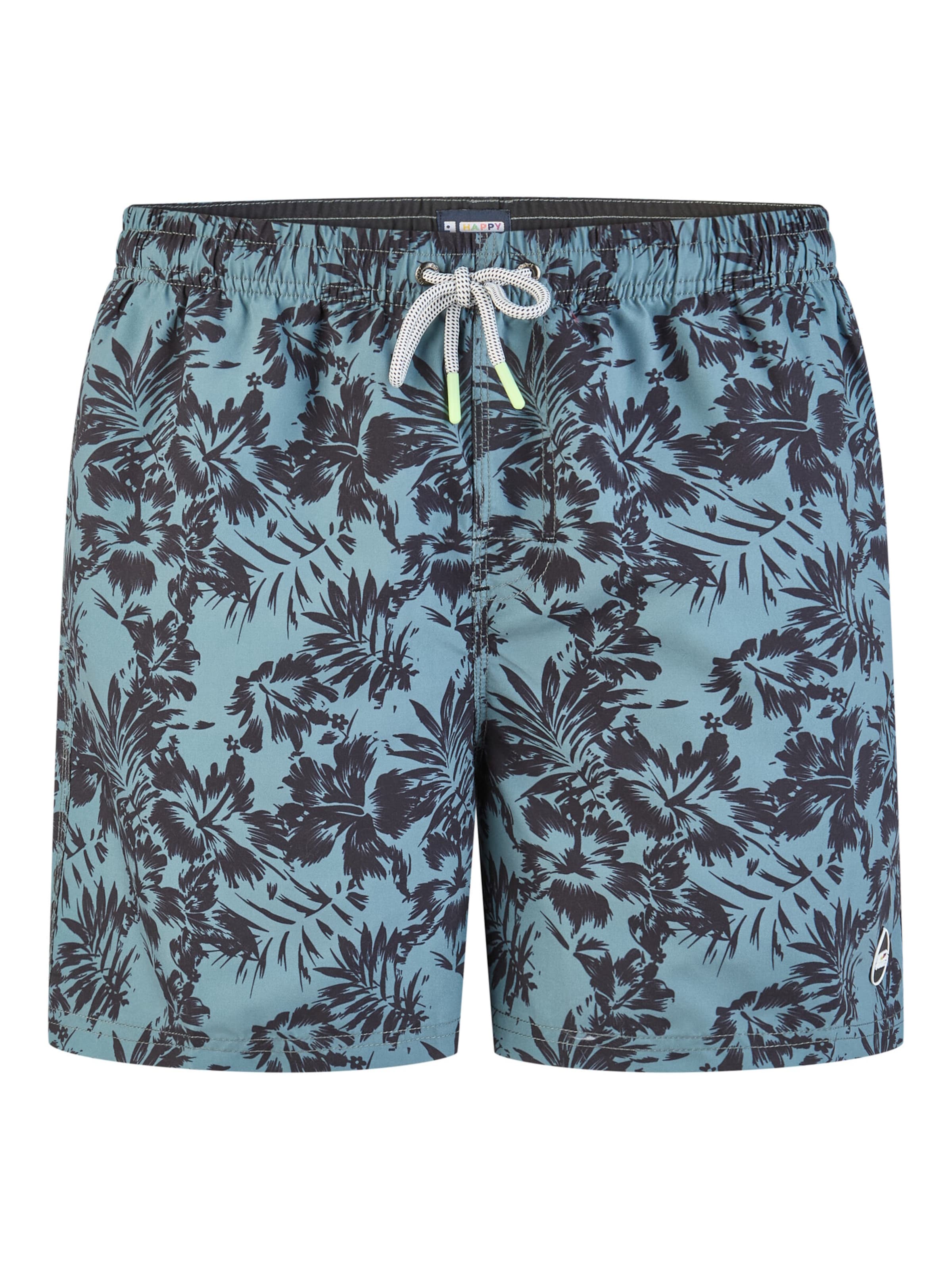 Happy Shorts Zwemshorts in Groen: voorkant