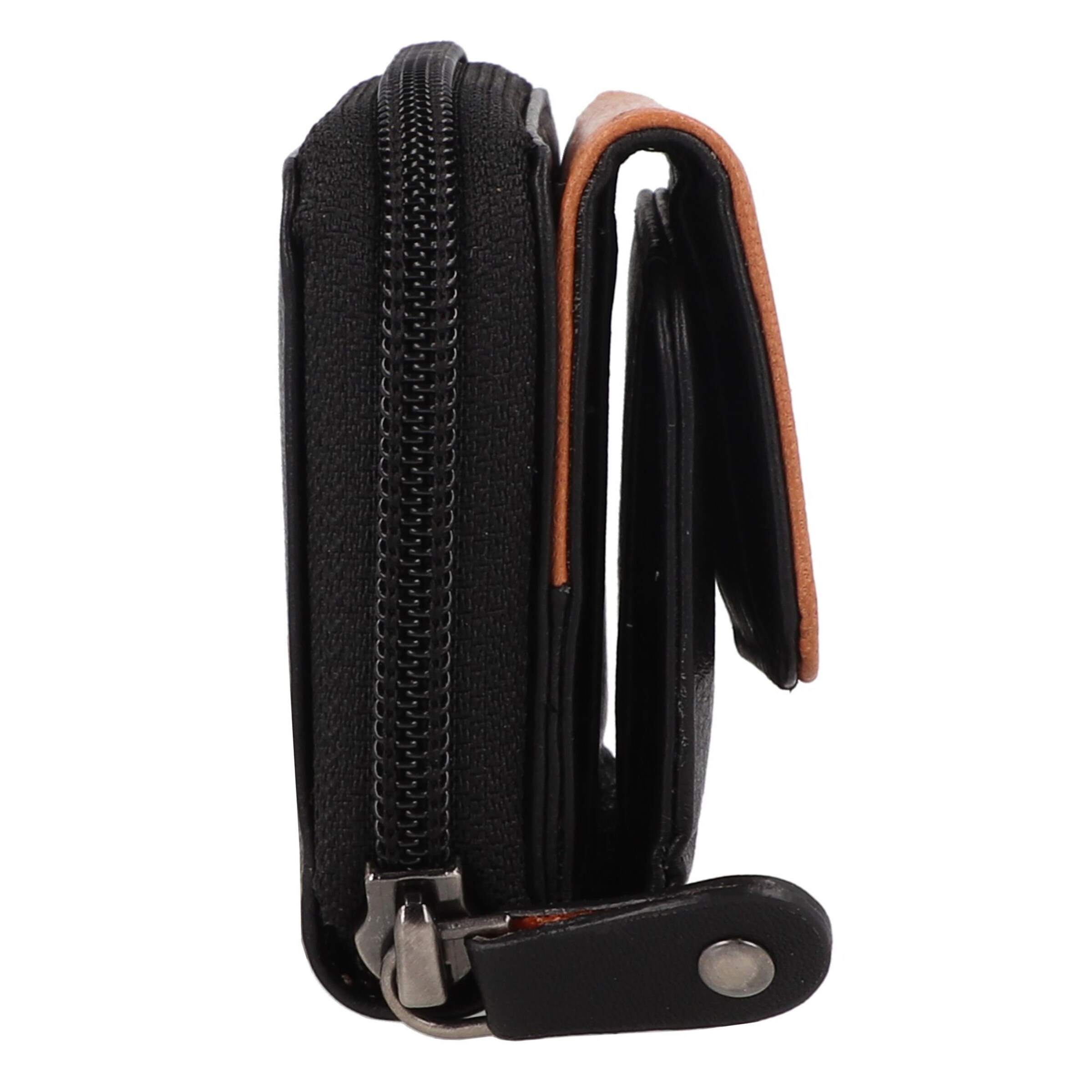 GREENBURRY Portemonnaie 'Nappa' in Schwarz