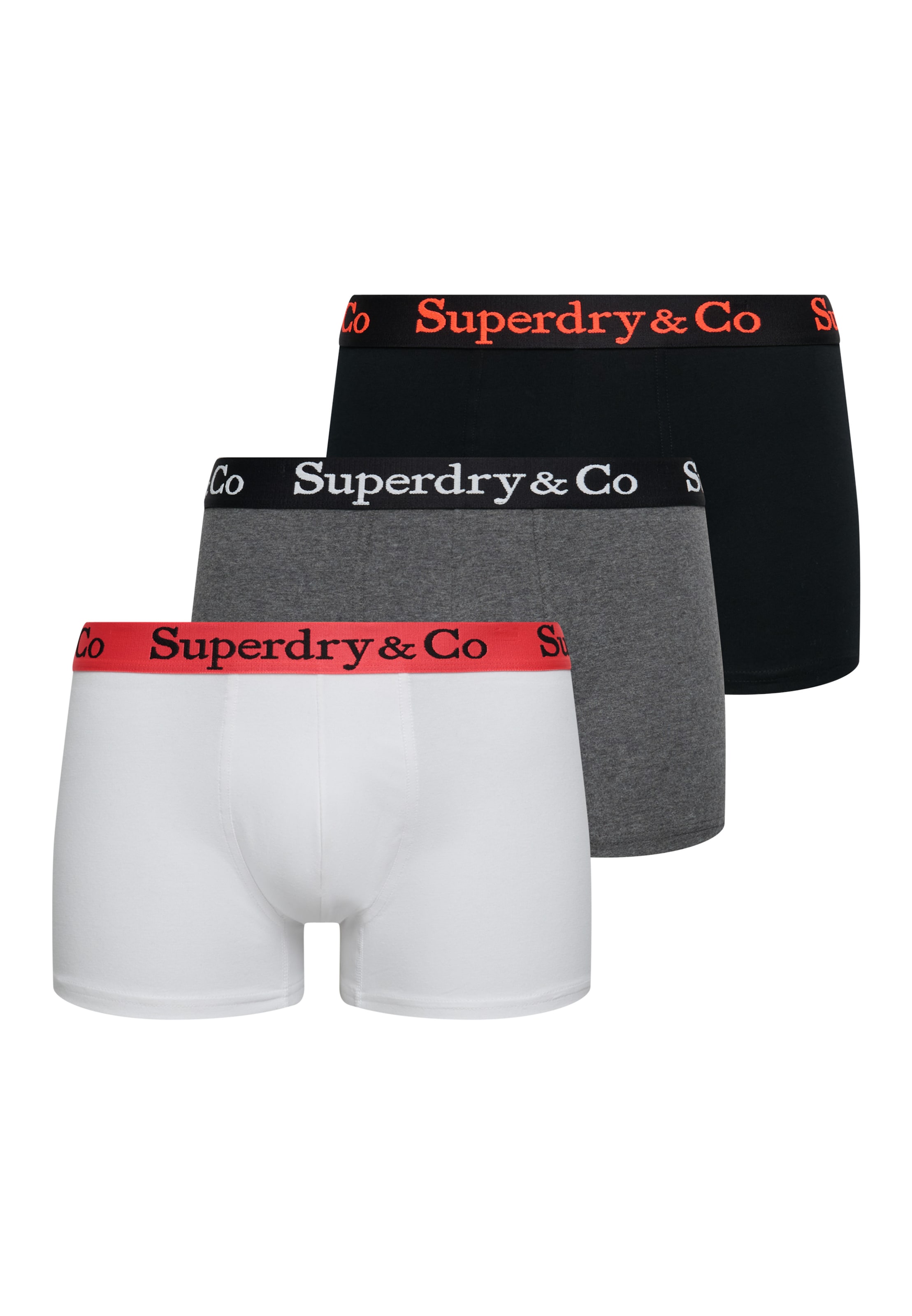 Superdry & Co Bokserki w kolorze szary: przód