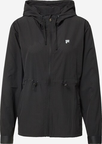 FILA Sportsjakke 'RACINE' i sort: forside