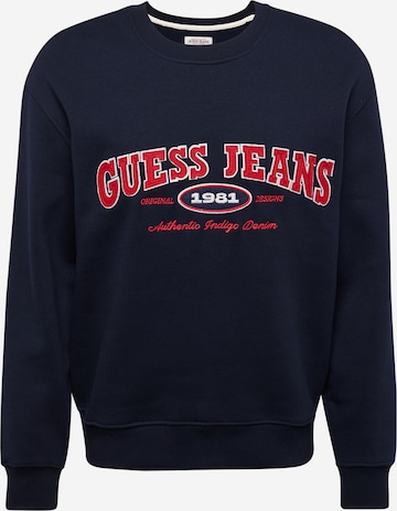 GUESS JEANS Sweatshirt in Navy ABOUT YOU