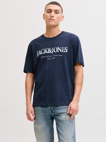 JACK & JONES Bluser & t-shirts 'JJDEVIN DAYTONA' i blå: forside