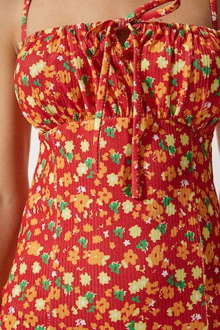 Happiness İstanbul Καλοκαιρινό φόρεμα σε πορτοκαλί