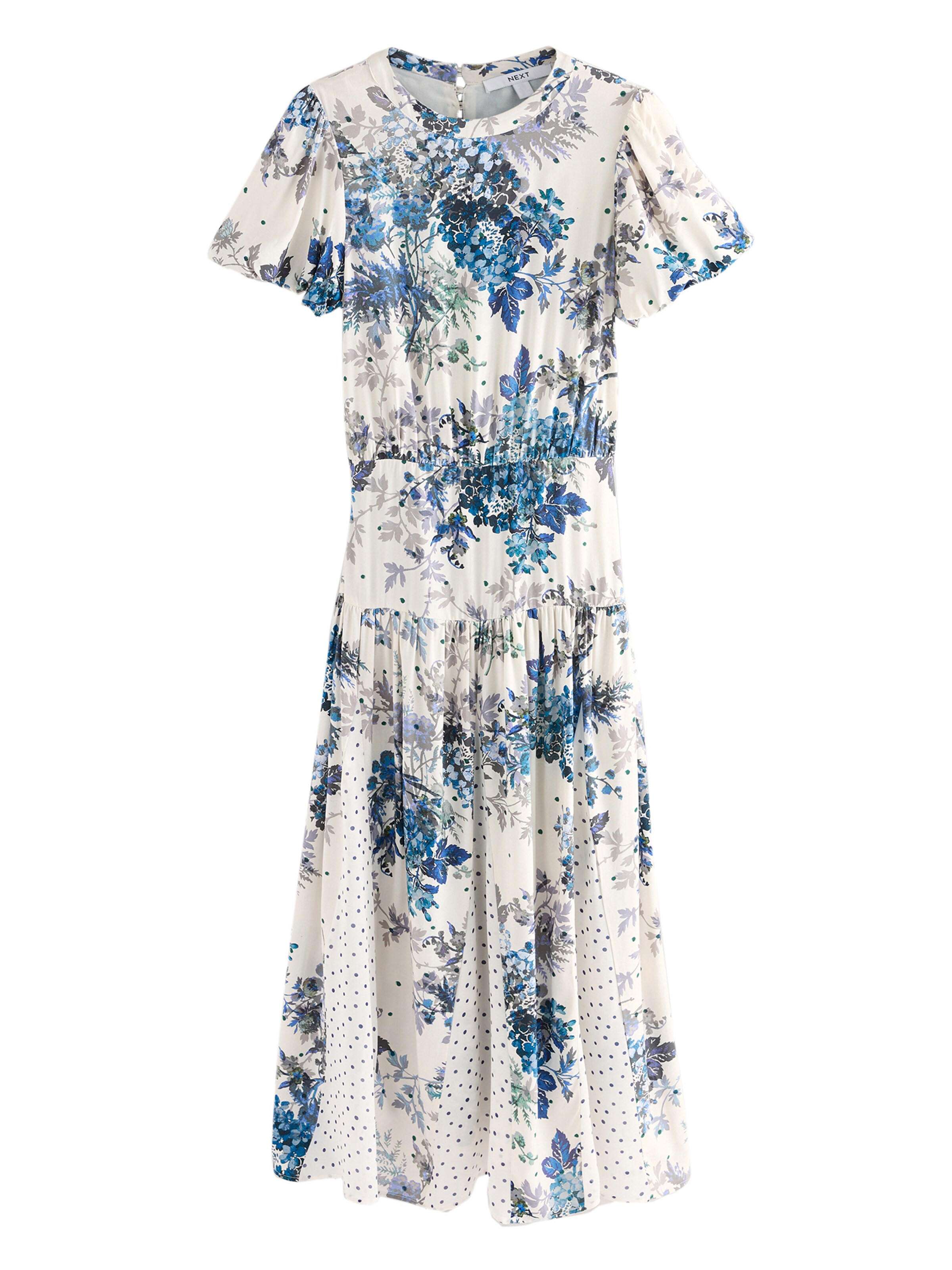 Rochie de la Next pe albastru: față