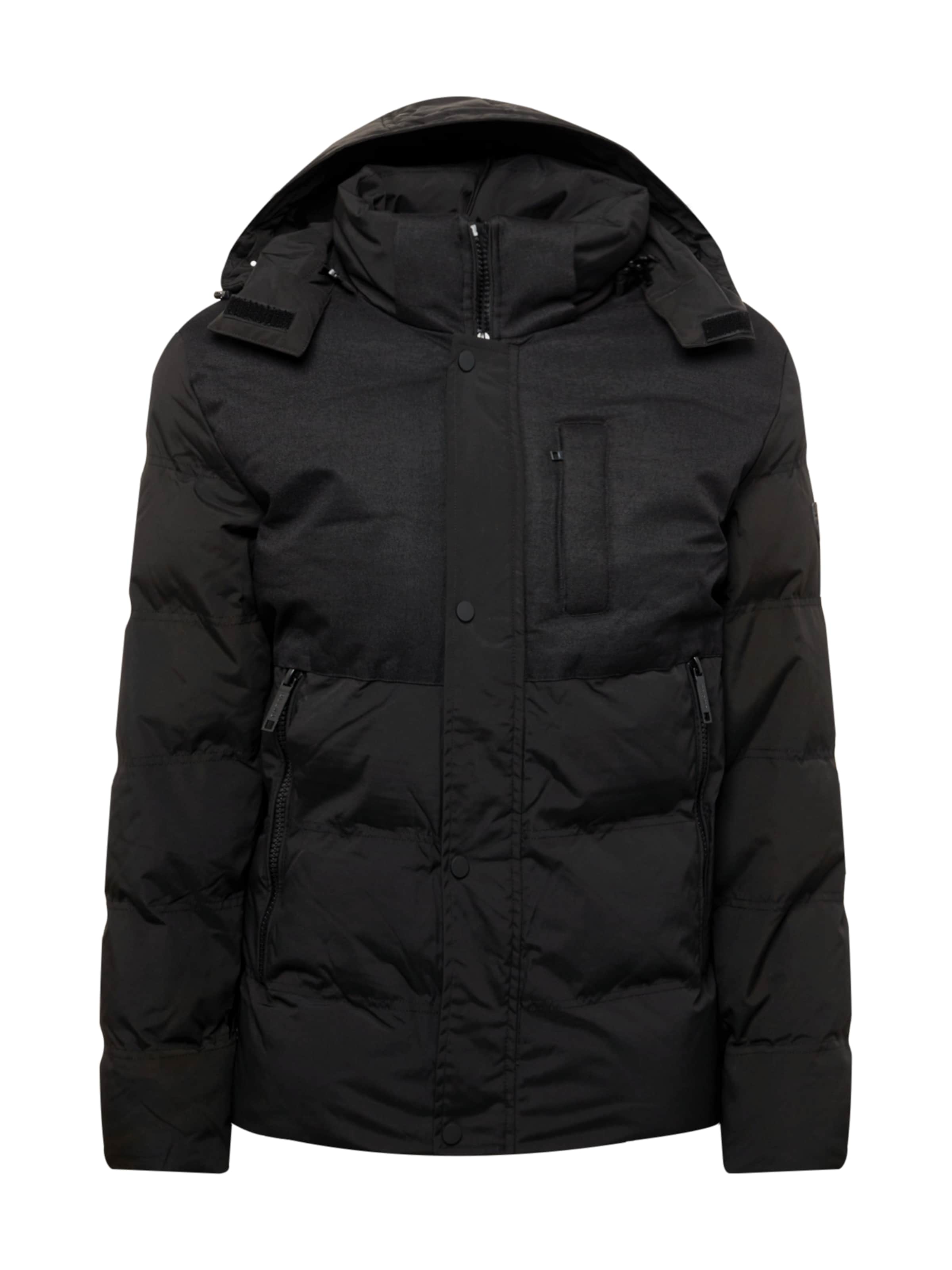 BLEND Winter jacket in Black: front